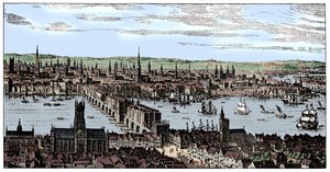 Algemeen uitzicht op Londen, 1666, 1909