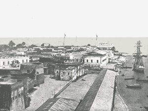 Algemeen overzicht van de hoofdstad, Zanzibar door Unbekannt