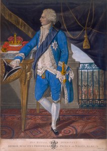 George IV als Prins van Wales, 1795 door Unbekannt