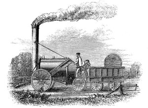 George Stephensons locomotief Rocket, 1829