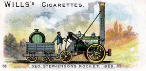 George Stephensons locomotief Rocket, 1829 1900