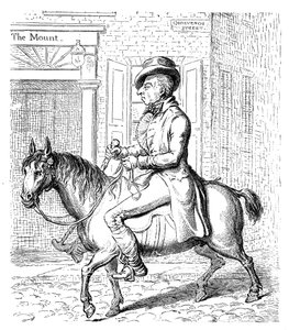 Georgey op een stokpaard, 1796
