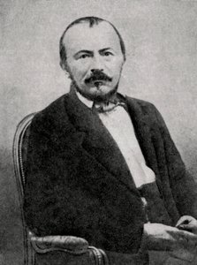 Gerard de Nerval, Franse dichter, 1855 door Unbekannt
