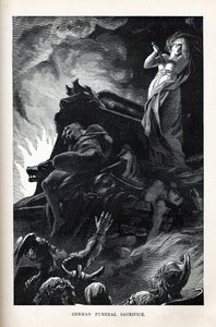 Duitse Begrafenisoffer, 1882 door Unbekannt