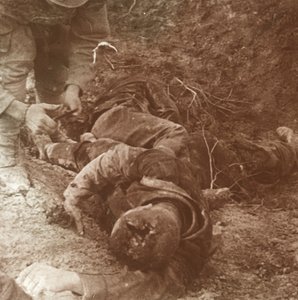 Duits lichaam, Champagne, Noord-Frankrijk, 1915