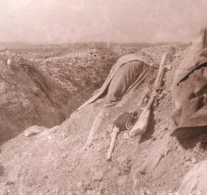 Duits lichaam, Somme, Noord-Frankrijk, c1914-c1918
