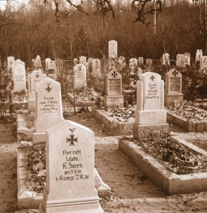 Duitse begraafplaats, Carlepont, Noord-Frankrijk, ca. 1914-ca. 1918