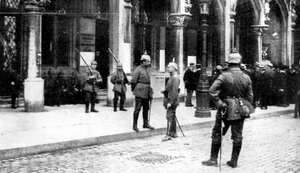 Duitse bezetting van Brussel, Eerste Wereldoorlog, 1914 door Unbekannt