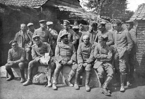 Duitse krijgsgevangenen, Ieper, België, 1914