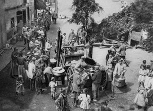 Duitse veldkeuken, Vogezen, Frankrijk, Eerste Wereldoorlog, 1916 door Unbekannt