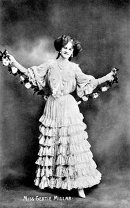 Gertie Millar 1879-1952, Engelse actrice, 1906
