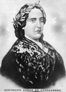 Gertrudis Gomez de Avellaneda, Cubaans geboren Spaanse schrijfster en politiek activiste, ca. 1910 door Unbekannt