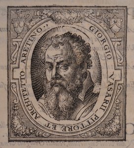 Giorgio Vasari. Uit: Giorgio Vasari, De levens van de meest voortreffelijke Italiaanse schilders, beeldhouwers en architecten door Unbekannt
