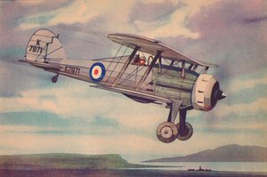 Gloster Gladiator jachtvliegtuig