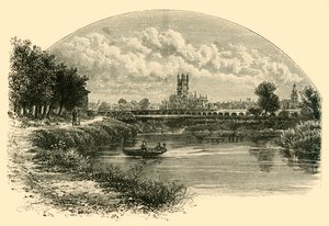 Gloucester, vanuit het noordwesten, 1898 door Unbekannt
