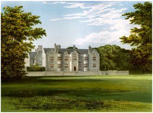 Glynde Place, Sussex, huis van Burggraaf Hampden, c1880 door Unbekannt