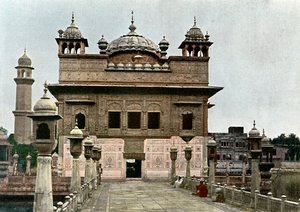 Gouden Tempel, Amritsar, Punjab, India, ca. 1890 door Unbekannt