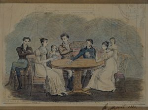 Familie Golitsyn aan Tafel