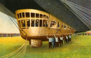 Gondel van een zeppelin, 1932 door Unbekannt