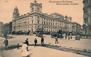 Overheidskantoren Great George Street GOGGS, Westminster, Londen, c1910 door Unbekannt
