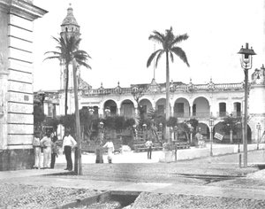 Gouverneurspaleis, Vera Cruz, Mexico door Unbekannt