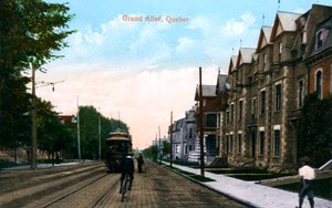 Grand Allee, Quebec, 20e eeuw door Unbekannt
