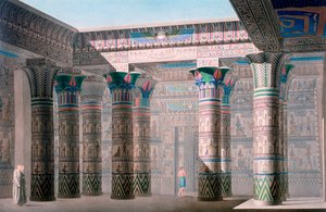 Grote Tempel, Eiland Philae, Nubië, Egypte, 19e eeuw
