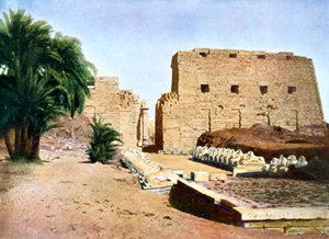 Grote tempel van Amon-Re, Karnak, Luxor, Egypte, 20e eeuw door Unbekannt