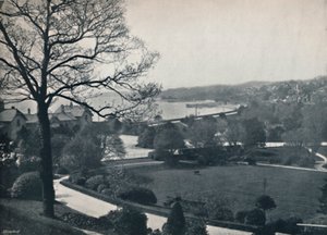 Grange - Uitzicht vanuit de tuinen, 1895 door Unbekannt