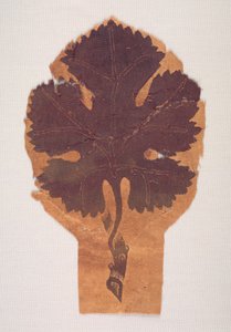 Druivenblad van een gordijn, 400-500 door Unbekannt