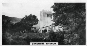 Grasmere Kerk, Wordsworths grafplaats, Cumbria, ca. 1920s door Unbekannt