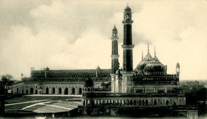 Grote Emambara & Moskee, Lucknow door Unbekannt