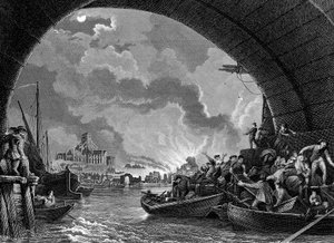 Grote Brand van Londen, 1666 19e eeuw door Unbekannt