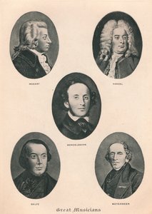Grote Muzikanten - Plaat IV., 1895 door Unbekannt