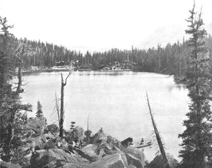 Groen Meer, Colorado, VS, ca. 1900 door Unbekannt