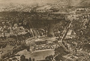 Groene Bossen Bij De Wateren van Westminster: Deel van het Landgoed van Hyde Onder De Vleugel van het Vliegtuig door Unbekannt