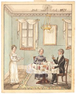 Wenskaart, 1821
