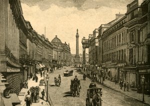Grey Street, Newcastle-on-Tyne, ca. 1890 door Unbekannt