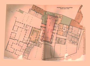 Gildehal Stadsplan van Londen, ca. 1750, 1886