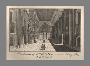 Interieur van het gildehuis, 1886