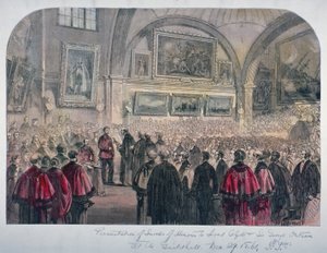 Guildhall Raadzaal, City of London, 1861 door Unbekannt