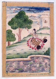 Gujari Ragini, Ragamala Album, School van Rajasthan