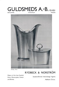 Guldsmeds A.-B. G.A.B. - Sterling Zilver - Rydbeck & Norström, 1939 door Unbekannt