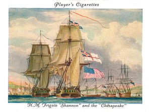 H.M. Fregat Shannon en de Chesapeake, 1936