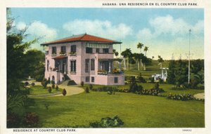 Habana: Een residentie in het Country Club Park, ca. 1910 door Unbekannt
