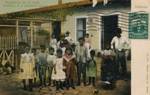 Bewoners van een huurkazerne, ca. 1913
