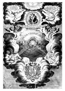 Half-titel van Rosa Ursina, door Christopher Scheiner, 1630 door Unbekannt
