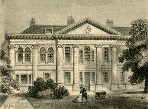 Zaal van het Timmerlieden Gilde, ca. 1872 door Unbekannt