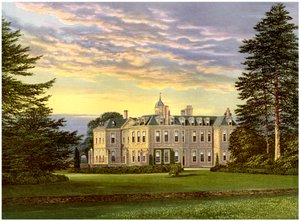 Hanbury Hall, Worcestershire, huis van de familie Vernon, ca. 1880 door Unbekannt
