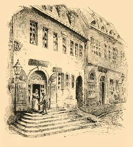 Geboorteplaats van Händel, Halle, Saksen, 1907